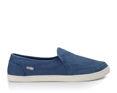 Sanuk Womens Pair O Dice Navy Slip-on Sneakers | FKARSY903